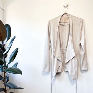 Blank NYC Like-New Light Tan Women's XS Jacket - Urban Chic Style